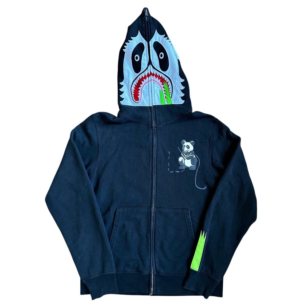RARE L Bape Panda Full Zip Hoody